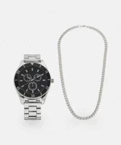 Pier One SET UNISEX - Orologio - Silver-coloured