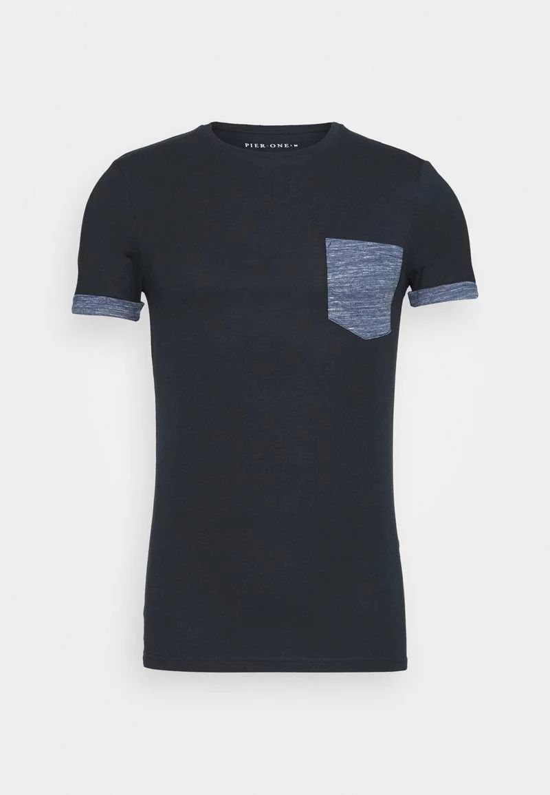 Pier One Uomo T-shirt Con Stampa - Dark Blue 7 Pier One Uomo T-shirt Con Stampa - Dark Blue - immagine 5