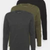 Pier One Uomo 3 PACK - Maglietta A Manica Lunga - Black/dark Grey/olive 16 Pier One Uomo 3 PACK - Maglietta A Manica Lunga - Black/dark Grey/olive -Offerta Economica Pier One b4d996d7053e490480baa53d482fec18