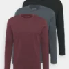 Pier One Uomo 3 PACK - Maglietta A Manica Lunga - Bordeaux/black/dark Blue 16 Pier One Uomo 3 PACK - Maglietta A Manica Lunga - Bordeaux/black/dark Blue -Offerta Economica Pier One b50b24167dba4d05b04838e9a917572b