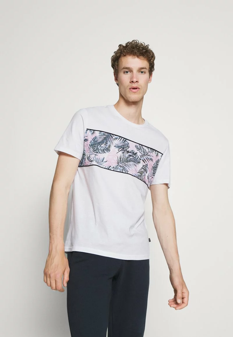 Pier One Uomo T-shirt Con Stampa - White 3 Pier One Uomo T-shirt Con Stampa - White