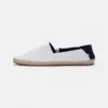 Pier One Unisex Espadrillas - White - Dark Blue -Offerta Economica Pier One be96cfbba0e741a9a150fa16c7605508