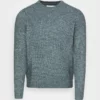 Pier One Uomo ESSENTIAL WINTER CREWNECK - Maglione - Blue/grey -Offerta Economica Pier One c26d7b44698a43aea8c1a8d34476f2b3