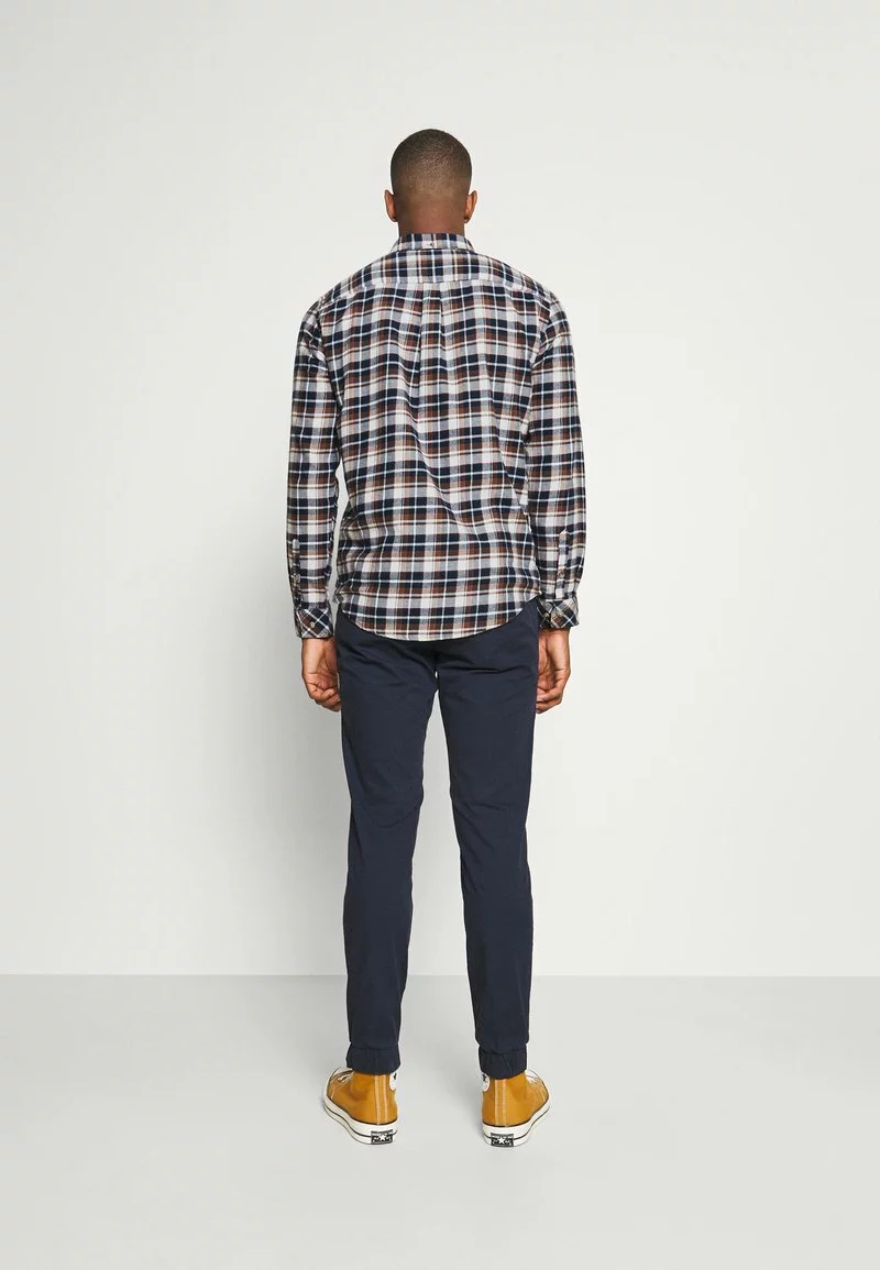 Pier One Uomo Camicia - Dark Blue/brown 5 Pier One Uomo Camicia - Dark Blue/brown - immagine 3