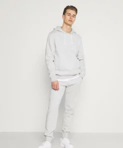 Pier One Uomo Pantaloni Sportivi - Mottled Light Grey/mottled Dark Blue