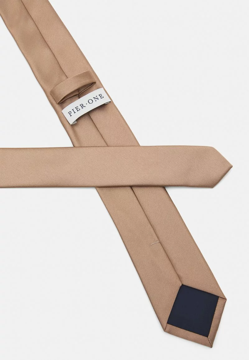 Pier One Uomo Cravatta - Tan 4 Pier One Uomo Cravatta - Tan - immagine 2