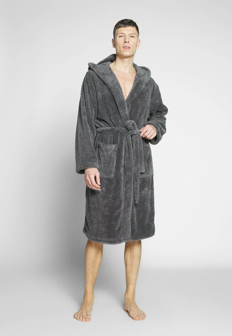 Pier One Uomo Accappatoio - Dark Gray 3 Pier One Uomo Accappatoio - Dark Gray