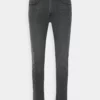 Pier One Uomo SLIM - Jeans Tapered Fit - Grey Denim