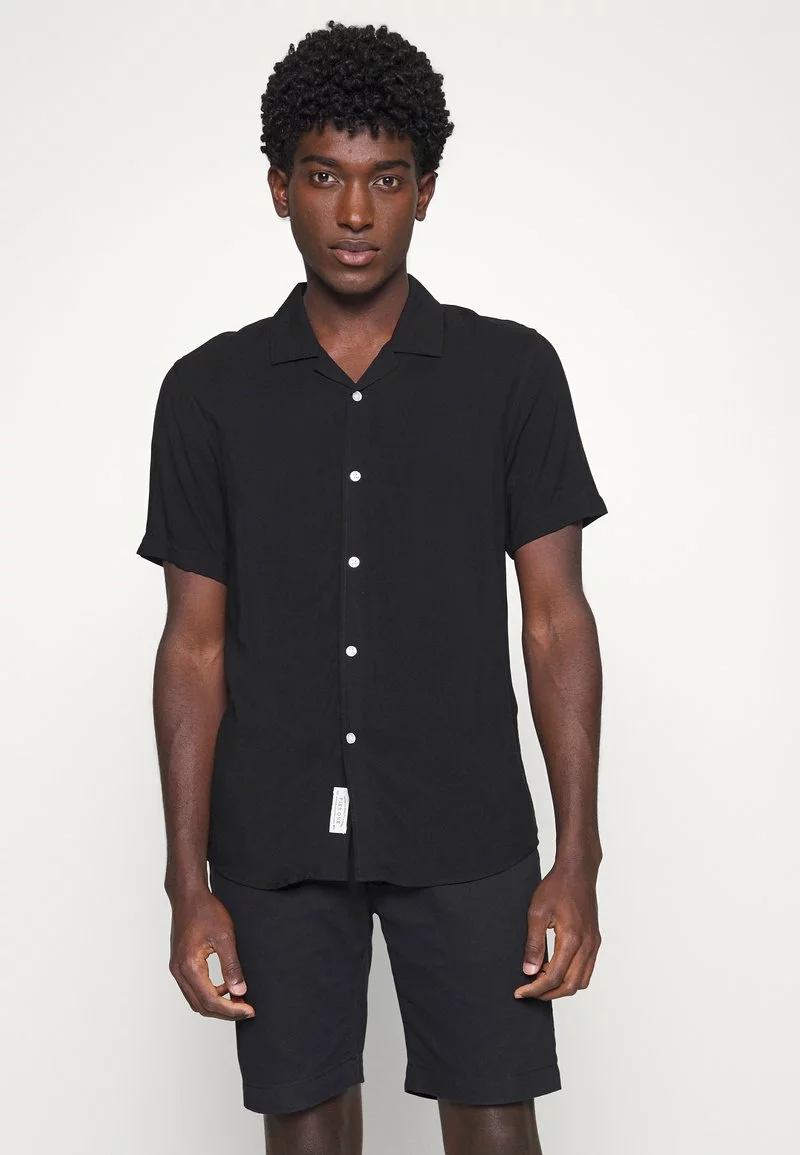 Pier One Uomo 2 PACK - Camicia - Black/white 8 Pier One Uomo 2 PACK - Camicia - Black/white - immagine 6