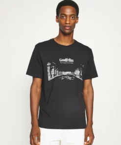 Pier One Uomo GOODFELLAS TEE - T-shirt Con Stampa - Black