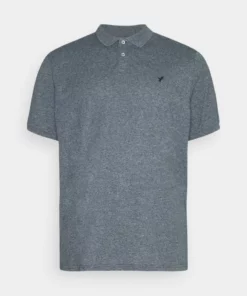 Pier One Uomo Polo - Mottled Blue