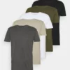 Pier One Uomo 5 PACK - T-shirt Basic - White/dark Grey/black 14 Pier One Uomo 5 PACK - T-shirt Basic - White/dark Grey/black -Offerta Economica Pier One c8b9f5cce9884e23aebd3711252e2349