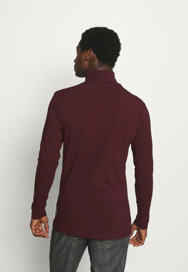 Pier One Uomo Maglietta A Manica Lunga - Bordeaux 5 Pier One Uomo Maglietta A Manica Lunga - Bordeaux - immagine 3