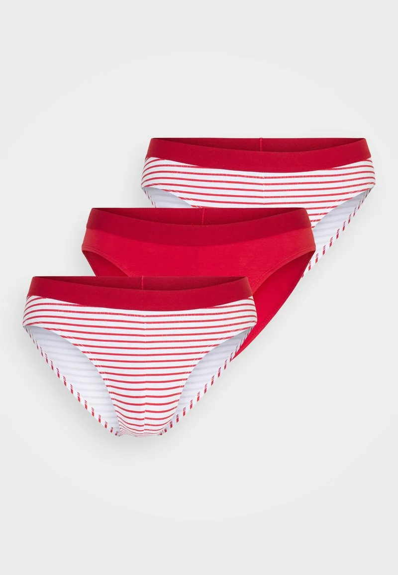Pier One Uomo 3 PACK - Slip - Red/white 7 Pier One Uomo 3 PACK - Slip - Red/white - immagine 5