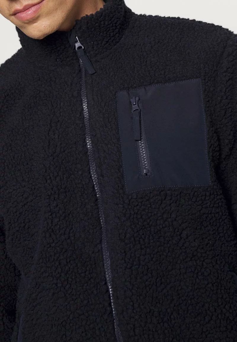 Pier One Uomo Giacca In Pile - Dark Blue 7 Pier One Uomo Giacca In Pile - Dark Blue - immagine 5