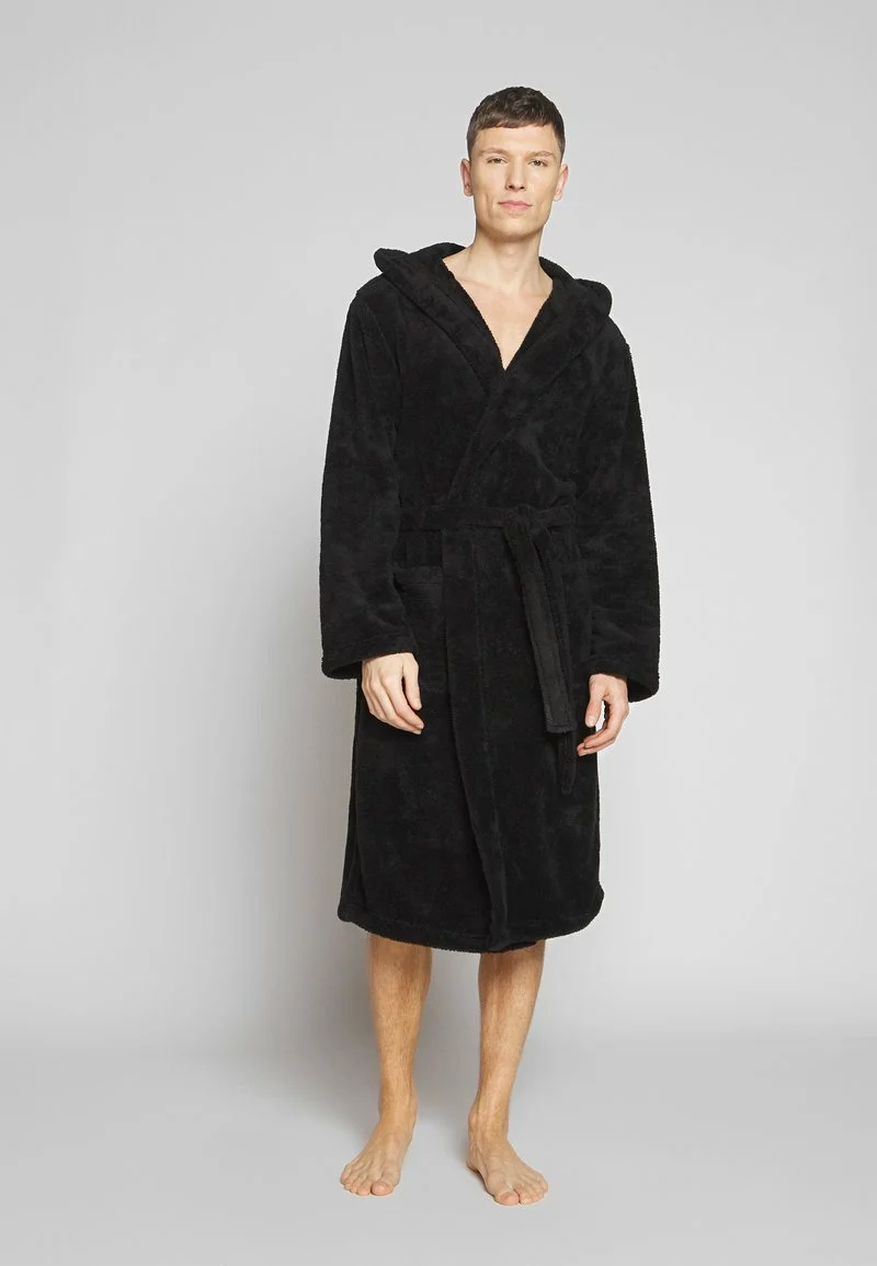Pier One Uomo Accappatoio - Black 3 Pier One Uomo Accappatoio - Black
