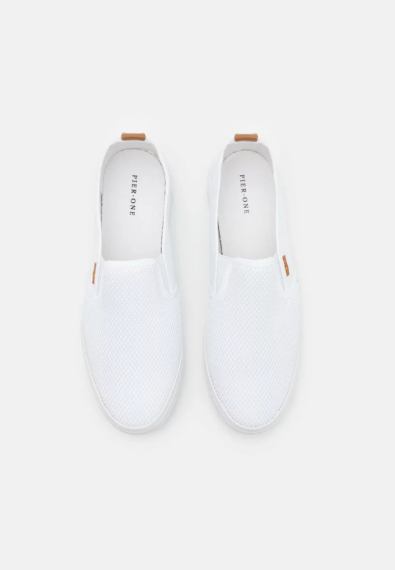 Pier One UNISEX - Scarpe Senza Lacci - White 6 Pier One UNISEX - Scarpe Senza Lacci - White - immagine 4
