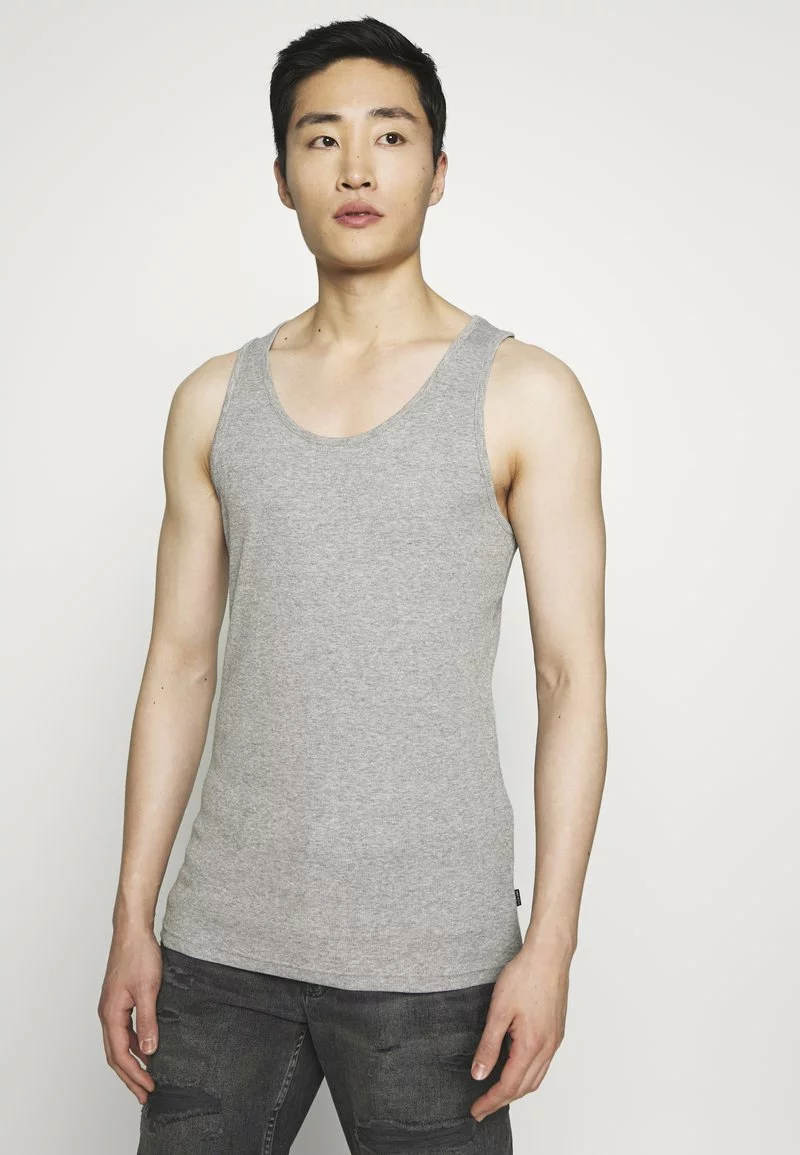 Pier One Uomo 3 PACK - Top - White/black 7 Pier One Uomo 3 PACK - Top - White/black - immagine 5