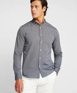 Pier One Uomo Camicia - Grey