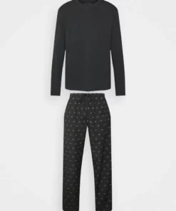 Pier One Uomo Pigiama - Black/white