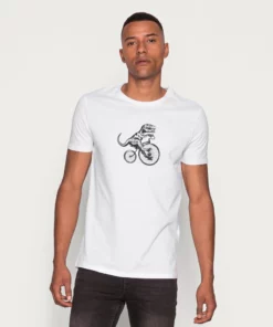 Pier One Uomo T-shirt Con Stampa - White