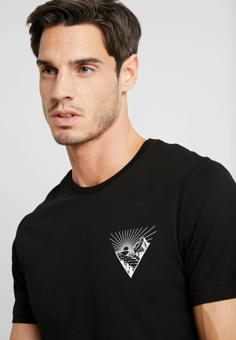 Pier One Uomo T-shirt Con Stampa - Black 6 Pier One Uomo T-shirt Con Stampa - Black - immagine 4