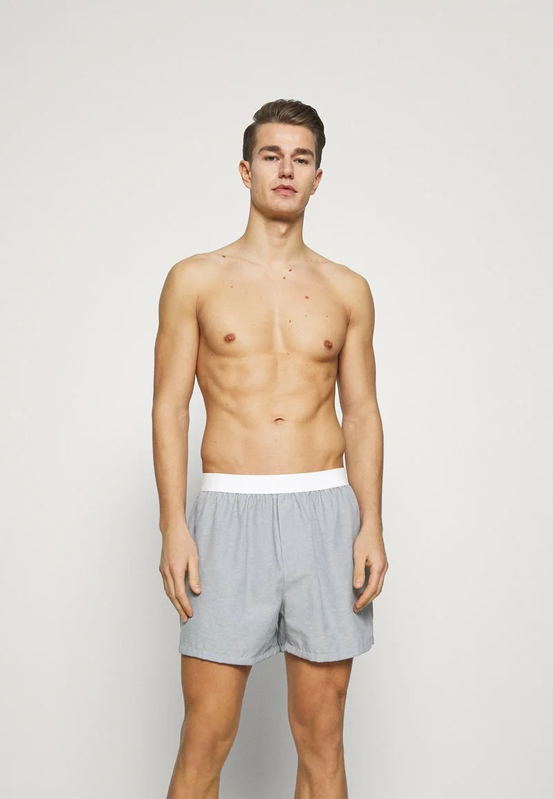 Pier One Uomo 3 PACK - Boxer - Dark Grey 3 Pier One Uomo 3 PACK - Boxer - Dark Grey