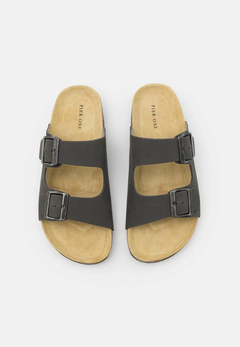 Pier One Uomo UNISEX - Pantofole - Dark Grey 6 Pier One Uomo UNISEX - Pantofole - Dark Grey - immagine 4