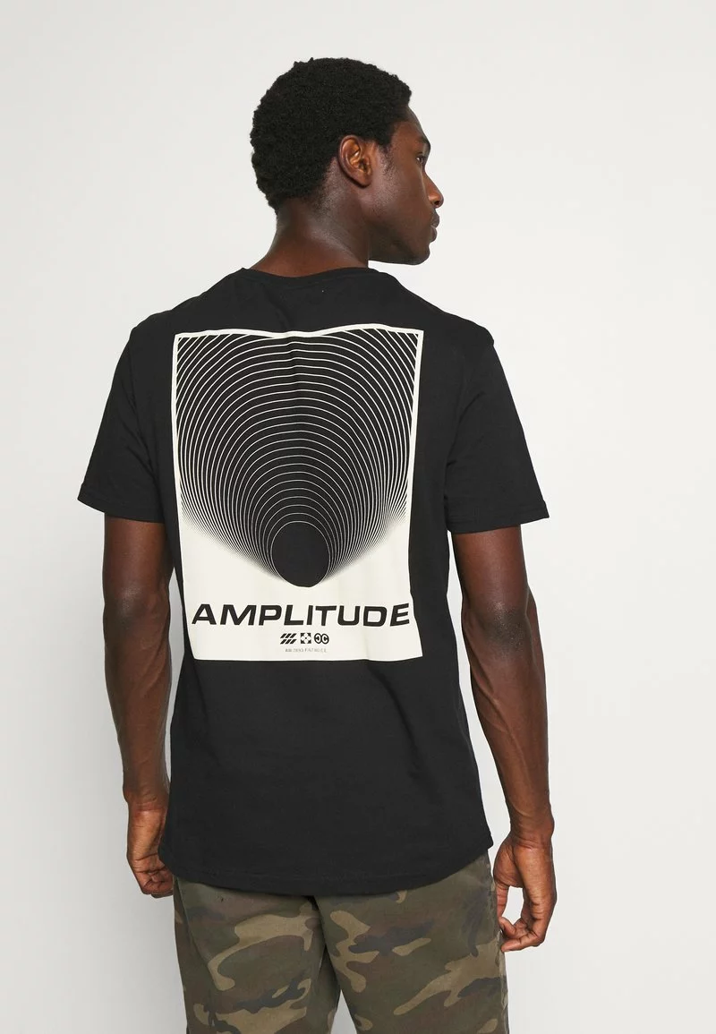 Pier One Uomo T-shirt Con Stampa - Black 5 Pier One Uomo T-shirt Con Stampa - Black - immagine 3