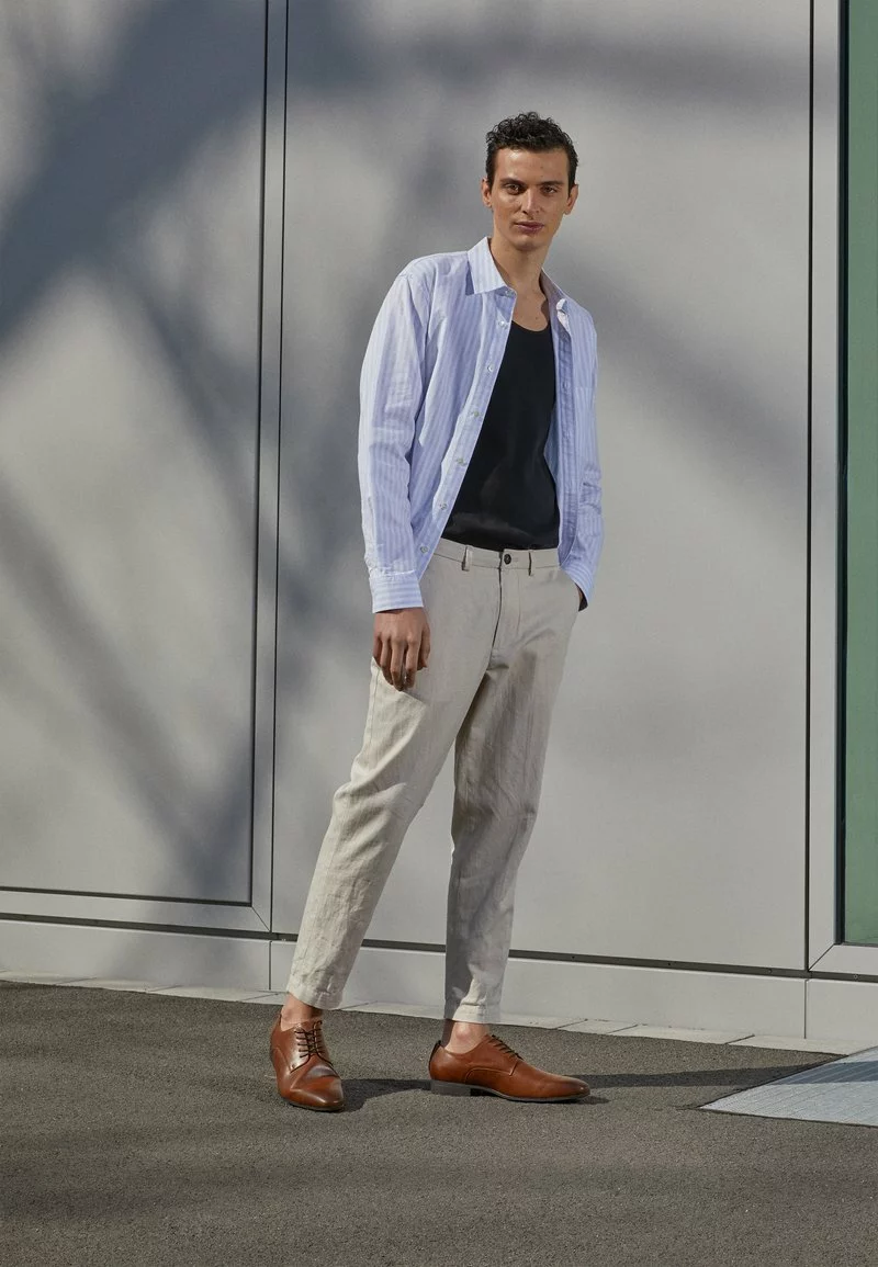 Pier One Uomo Stringate - Cognac 4 Pier One Uomo Stringate - Cognac - immagine 2