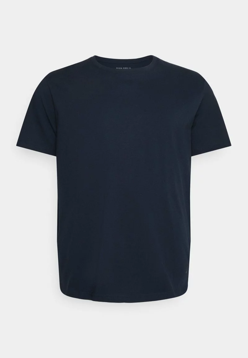 Pier One Uomo 3 PACK - T-shirt Basic - Olive/dark Blue/grey 7 Pier One Uomo 3 PACK - T-shirt Basic - Olive/dark Blue/grey - immagine 5