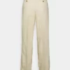 GANT Donna BLEND WIDE PANTS - Stoffhose - Desert Beige -Offerta Economica Pier One e0d8abaec6e9474fb1e6f8dc29c3c84c