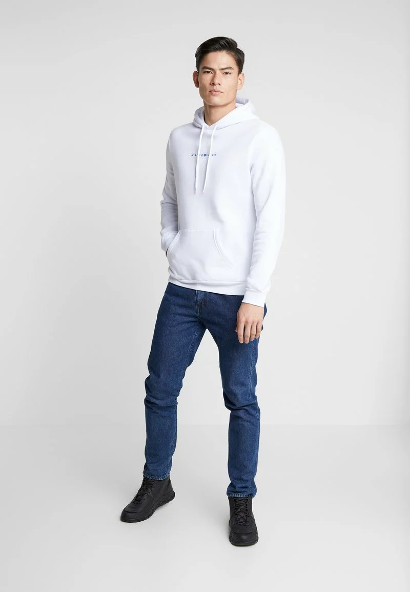 Pier One Uomo Felpa Con Cappuccio - White 4 Pier One Uomo Felpa Con Cappuccio - White - immagine 2