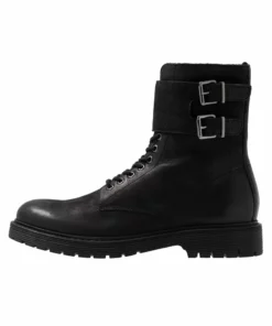 Pier One Uomo Stivaletti Texani / Biker - Black