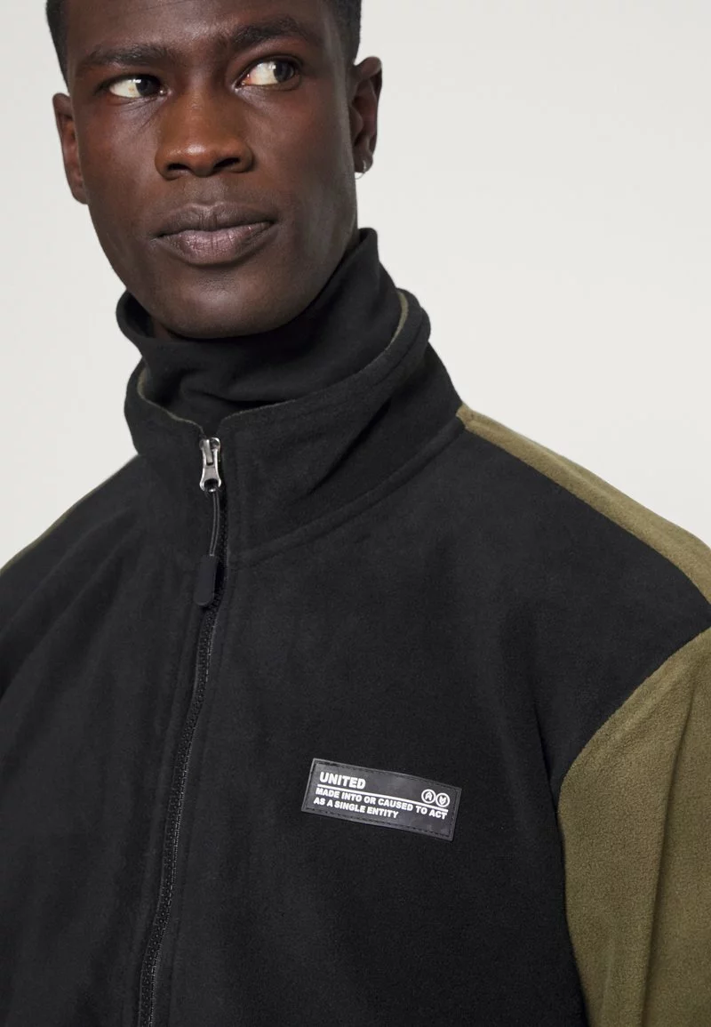 Pier One Uomo Giacca In Pile - Black/olive 8 Pier One Uomo Giacca In Pile - Black/olive - immagine 6