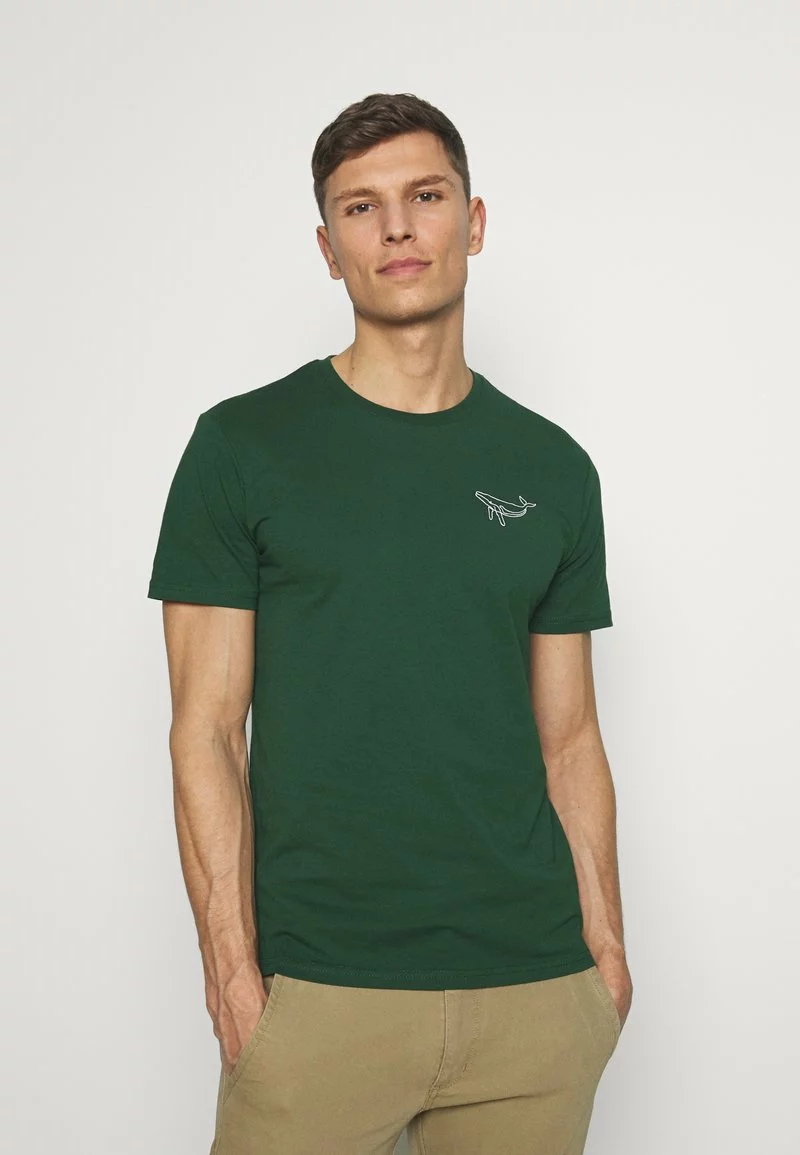 Pier One Uomo T-shirt Con Stampa - Dark Green 3 Pier One Uomo T-shirt Con Stampa - Dark Green