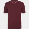 Pier One Uomo T-shirt Basic - Bordeaux -Offerta Economica Pier One ea6d4ce483094e2d99e7da5a6d169f28