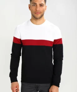 Pier One Uomo Felpa - White/black