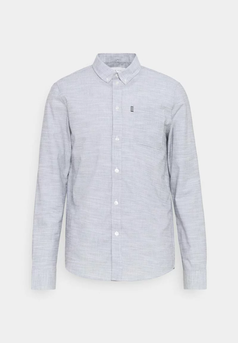 Pier One Uomo Camicia - Mottled Light Blue 8 Pier One Uomo Camicia - Mottled Light Blue - immagine 6