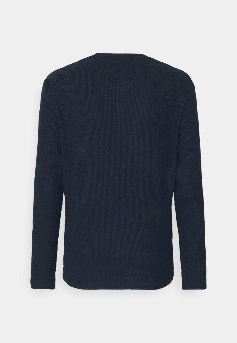 Pier One Uomo RIBBED LOUNGE TOP - Maglia Del Pigiama - Dark Blue 9 Pier One Uomo RIBBED LOUNGE TOP - Maglia Del Pigiama - Dark Blue - immagine 7