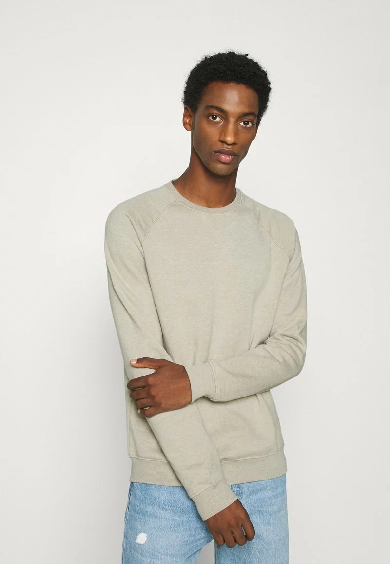 Pier One Uomo 2er Pack CREW NECK - Felpa - Tan/black 6 Pier One Uomo 2er Pack CREW NECK - Felpa - Tan/black - immagine 4