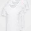 Pier One Uomo 3 PACK - T-shirt Basic - White -Offerta Economica Pier One f303a530b2ca4ce1b1fd875519edd597