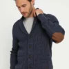 Pier One Uomo Cardigan - Mottled Blue -Offerta Economica Pier One f3cf75b4964a454eb96fdc27ba7e6f7d