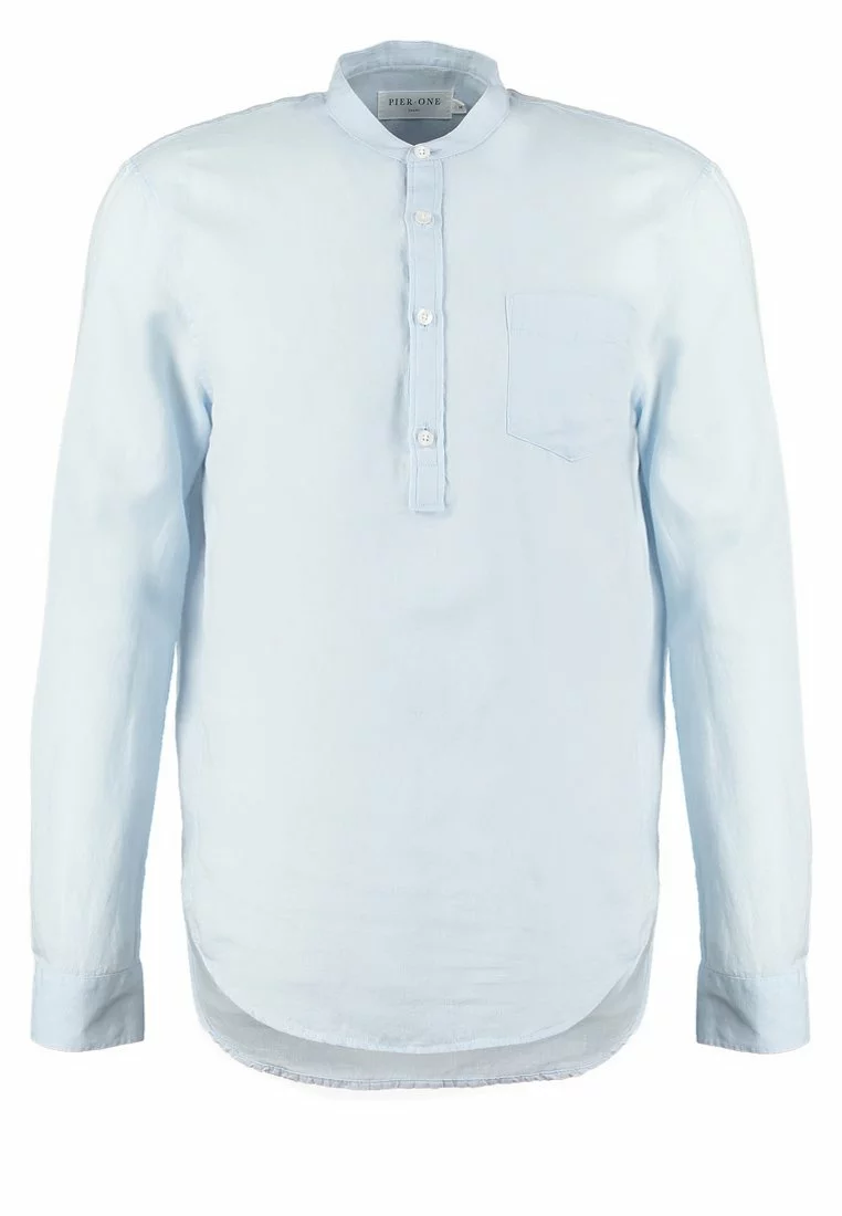 Pier One Uomo Camicia - Light Blue 9 Pier One Uomo Camicia - Light Blue - immagine 7