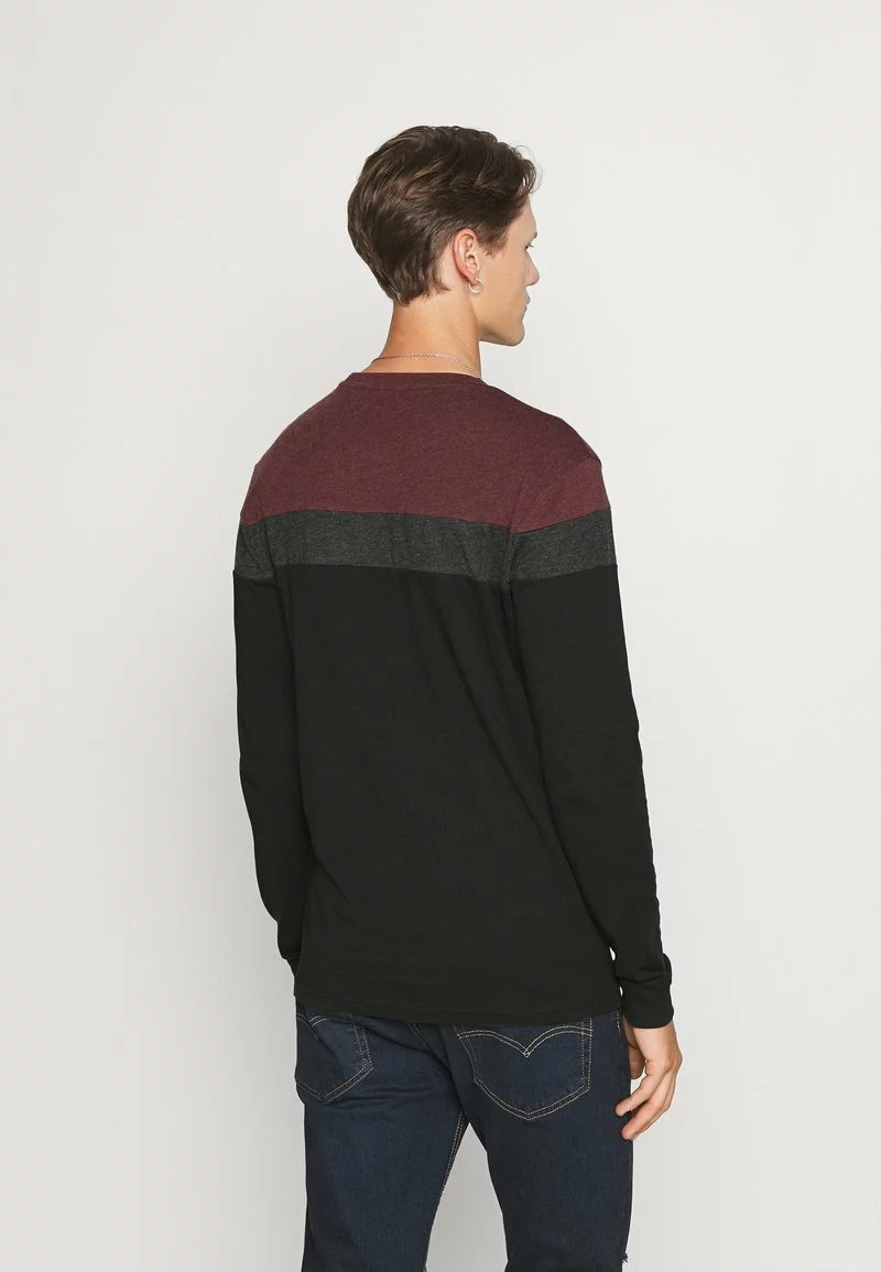 Pier One Uomo Maglietta A Manica Lunga - Bordeaux/dark 5 Pier One Uomo Maglietta A Manica Lunga - Bordeaux/dark - immagine 3