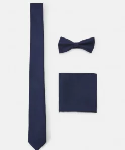 Pier One Uomo SET - Cravatta - Dark Blue