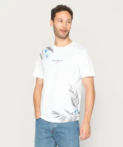 Pier One Uomo T-shirt Con Stampa - White