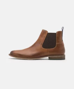 Pier One Uomo LEATHER - Stivaletti - Camel