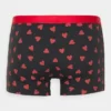 Pier One Uomo VALENTINE'S HEARTS BOXERS 2PACK - Culotte - Black/red -Offerta Economica Pier One ff23876d24c74db3b50751369341c0cb